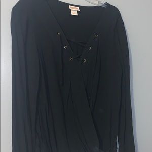 Black long sleeve shirt